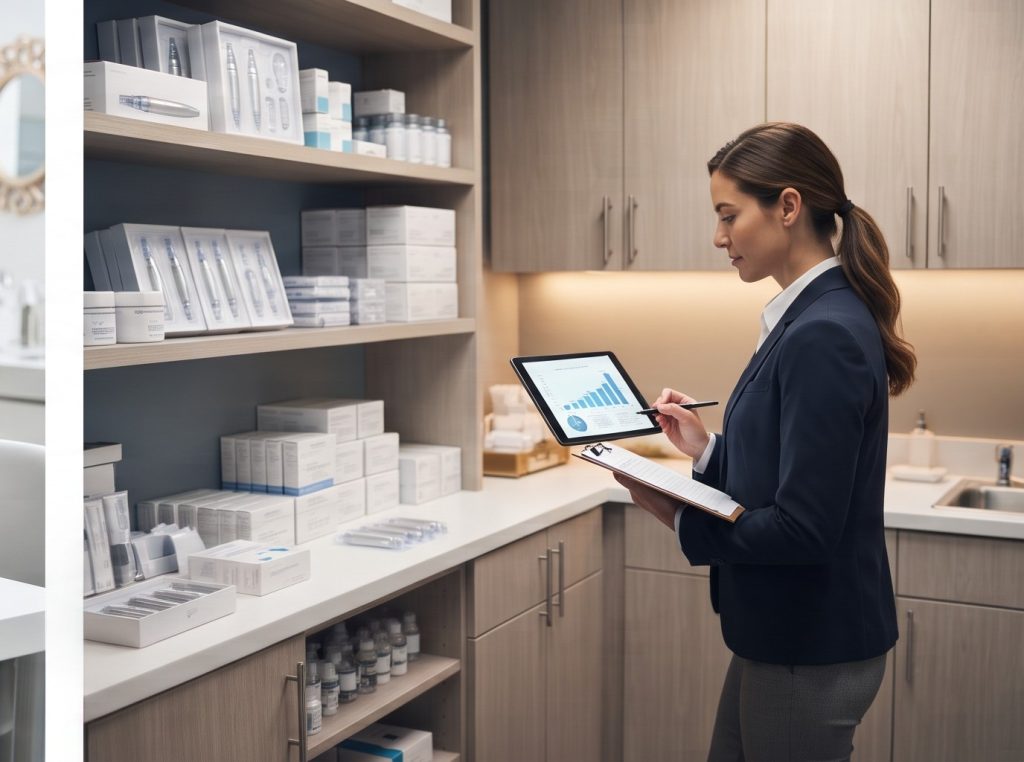 salon inventory planning for microneedling pens and cartridge reorders
