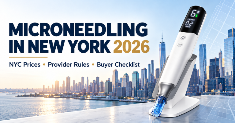 Microneedling Cost New York 2026: NYC Prices, Provider Rules & Wholesale Buyer Guide